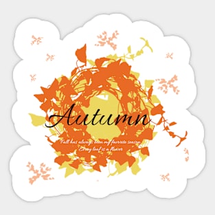 Autumn Season Sticker